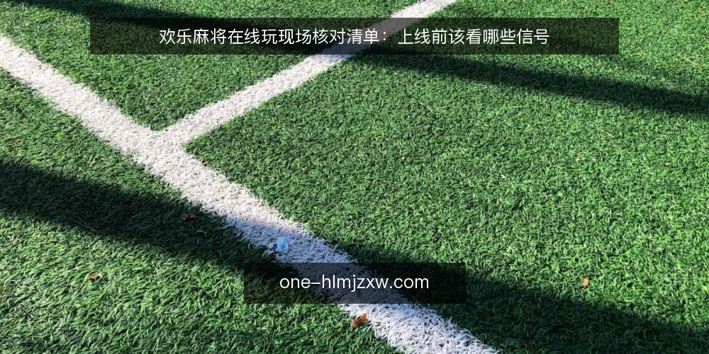欢乐麻将在线玩现场核对清单：上线前该看哪些信号 — 现场信号：先看什么再动手 配图